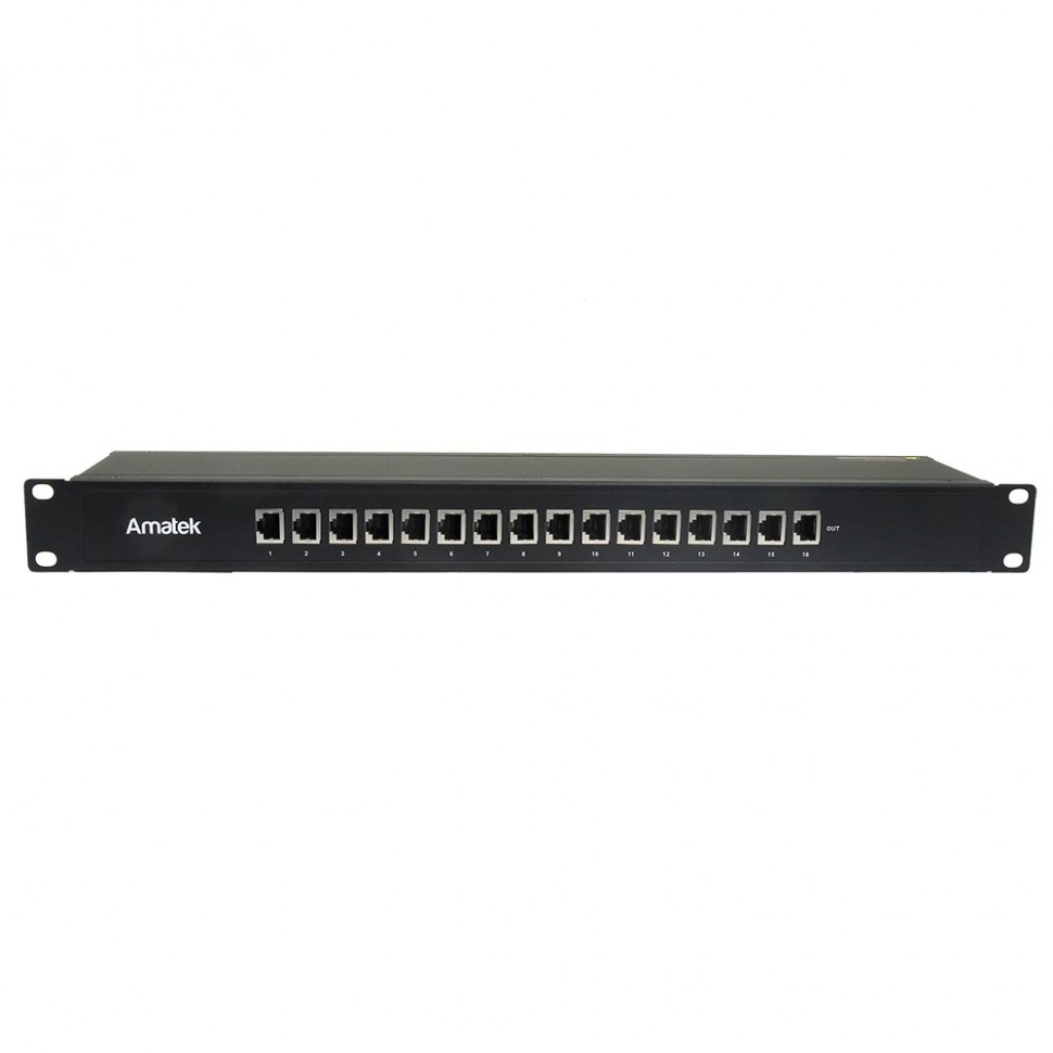 AN-PSPG16A - устройство грозозащиты на 16 портов Ethernet 1000Мбит/с с PoE