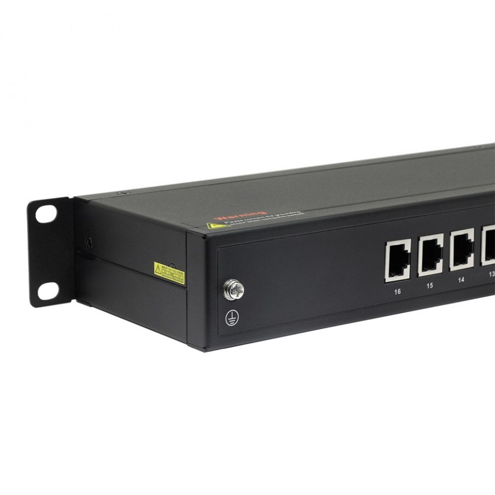 AN-PSPG16A - устройство грозозащиты на 16 портов Ethernet 1000Мбит/с с PoE