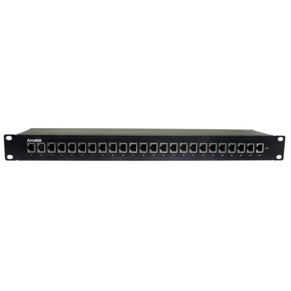 AN-PSPG24A - устройство грозозащиты на 24 порта Ethernet 1000Мбит/с с PoE
