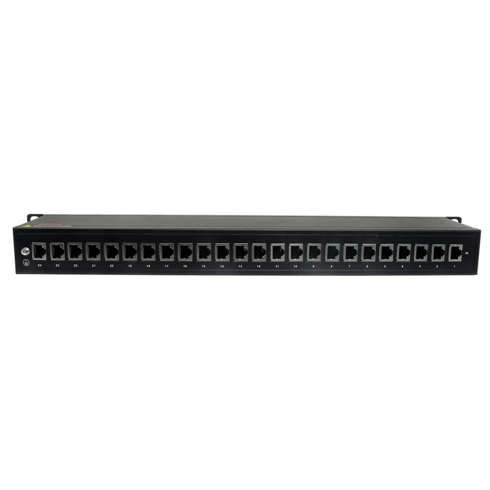 AN-PSPG24A - устройство грозозащиты на 24 порта Ethernet 1000Мбит/с с PoE