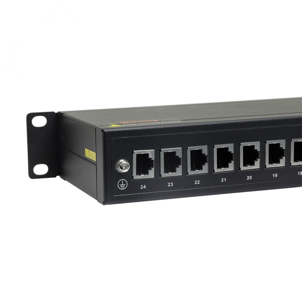 AN-PSPG24A - устройство грозозащиты на 24 порта Ethernet 1000Мбит/с с PoE