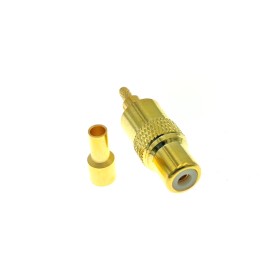 ВЧ-разъём RCA(female) обжимной под кабель RG-316