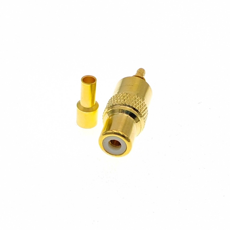ВЧ-разъём RCA(female) обжимной под кабель RG-316