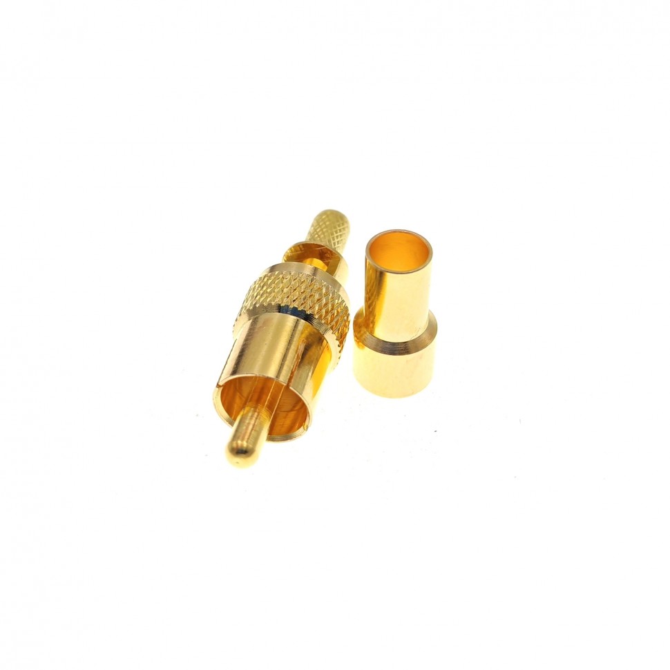 ВЧ-разъём RCA(male) обжимной под кабель RG-58