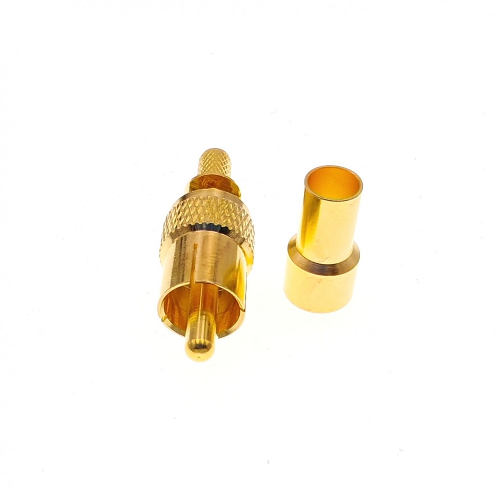 ВЧ-разъём RCA(male) обжимной под кабель RG-58