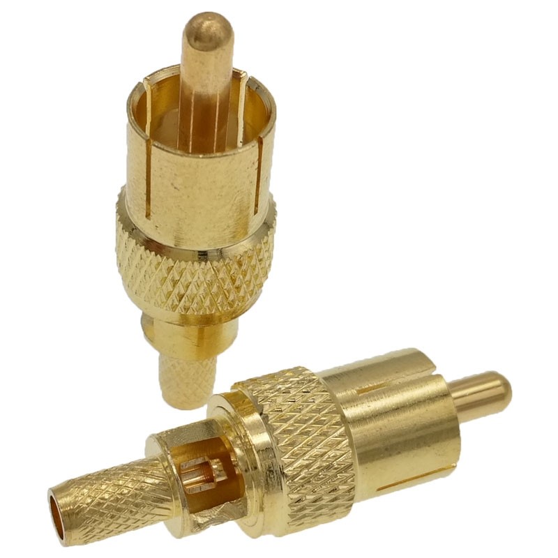 ВЧ-разъём RCA(male) обжимной под кабель RG-58