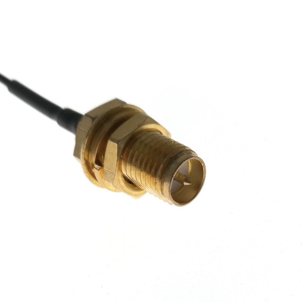 Адаптер для модема (пигтейл) IPEX4(MHF4)-RP-SMA(female) кабель RF0,81 15см.