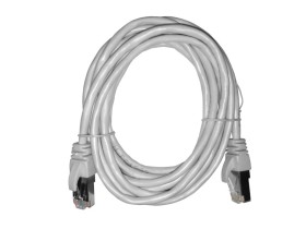 Патч-корд FTP4 cat.5е, 3.0м, BC, LSZH, серый, литой коннектор NETKO Optima