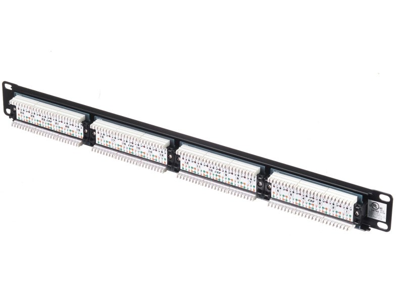 Патч-панель UTP, 19, 24 порта RJ45, cat.5е, 1U, Dual Type, NETKO Expert CKC