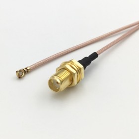 Адаптер для модема (пигтейл) U.fl(IPEX)-SMA(female) кабель RG178 30см.