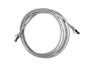 Патч-корд FTP4 cat.6, 3.0м, литой коннектор, серый, LSZH, NETKO Expert CKC