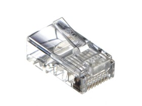 Коннектор RJ45 (8p8c) cat.5е, для одножильного и многожильного кабеля (нож с 2-мя зубцами), 100шт., NETKO Expert CKC