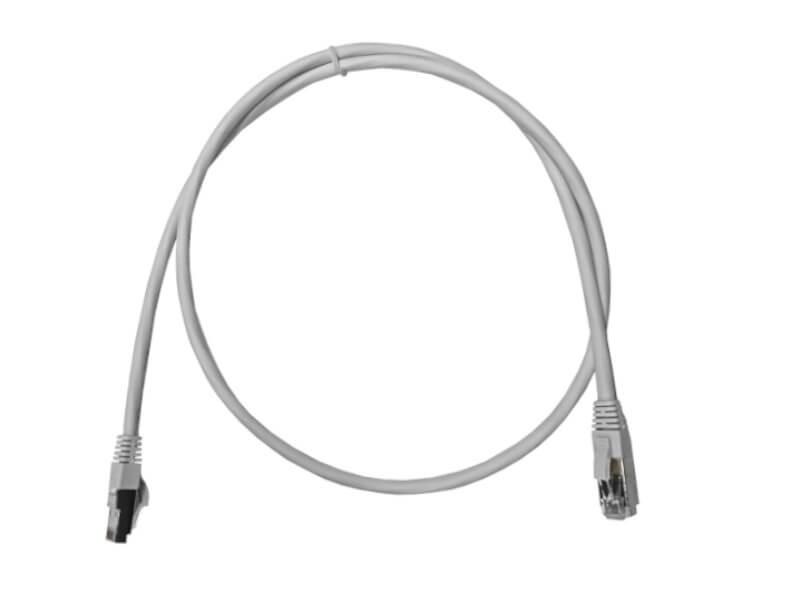 Патч-корд FTP4 cat.6, 1.0м, литой коннектор, серый, LSZH, NETKO Expert CKC