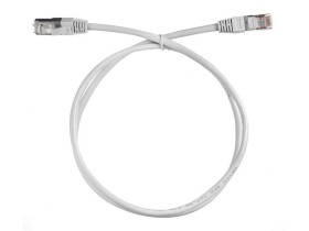 Патч-корд FTP4 cat.5e, 1.0м, литой коннектор, серый, LSZH, NETKO Expert CKC