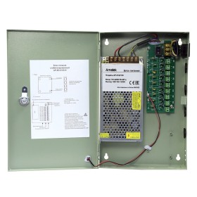 AP-B12/100-9 - блок питания 12В / 9 выходов по 1,1А стабилизированный