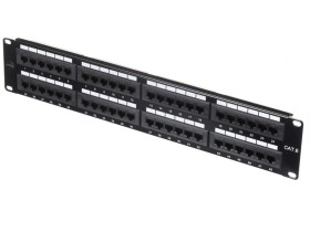 Патч-панель UTP, 19, 48 портов RJ45, cat.6, 2U, Dual Type, NETKO Expert CKC