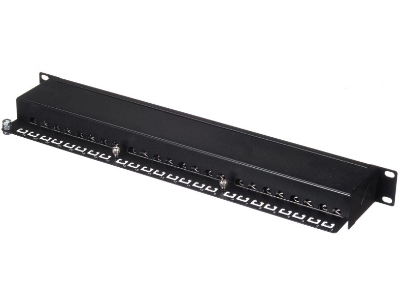 Патч-панель FTP, 19, 24 порта RJ45, cat.6, 1U, Dual Type, NETKO Expert CKC