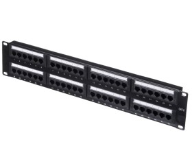 Патч-панель UTP, 19, 48 портов RJ45, cat.6, 2U, Krone Type, L EOL