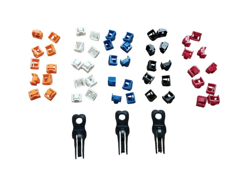 Блокиратор портов RJ45 (50шт) белый, черный, синий, красный, оранжевый, NETKO Optima + ключ