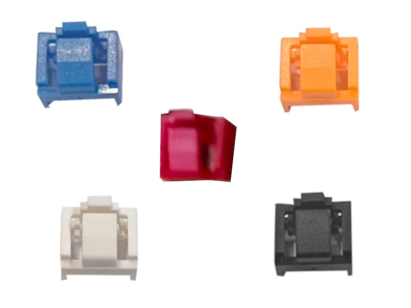 Блокиратор портов RJ45 (50шт) белый, черный, синий, красный, оранжевый, NETKO Optima + ключ