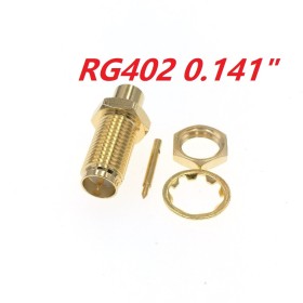 ВЧ-разъём RP-SMA(female) под пайку RG-402