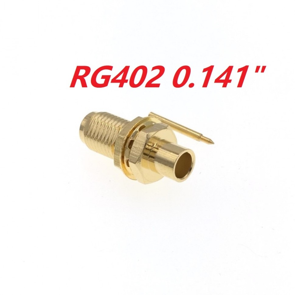 ВЧ-разъём RP-SMA(female) под пайку RG-402