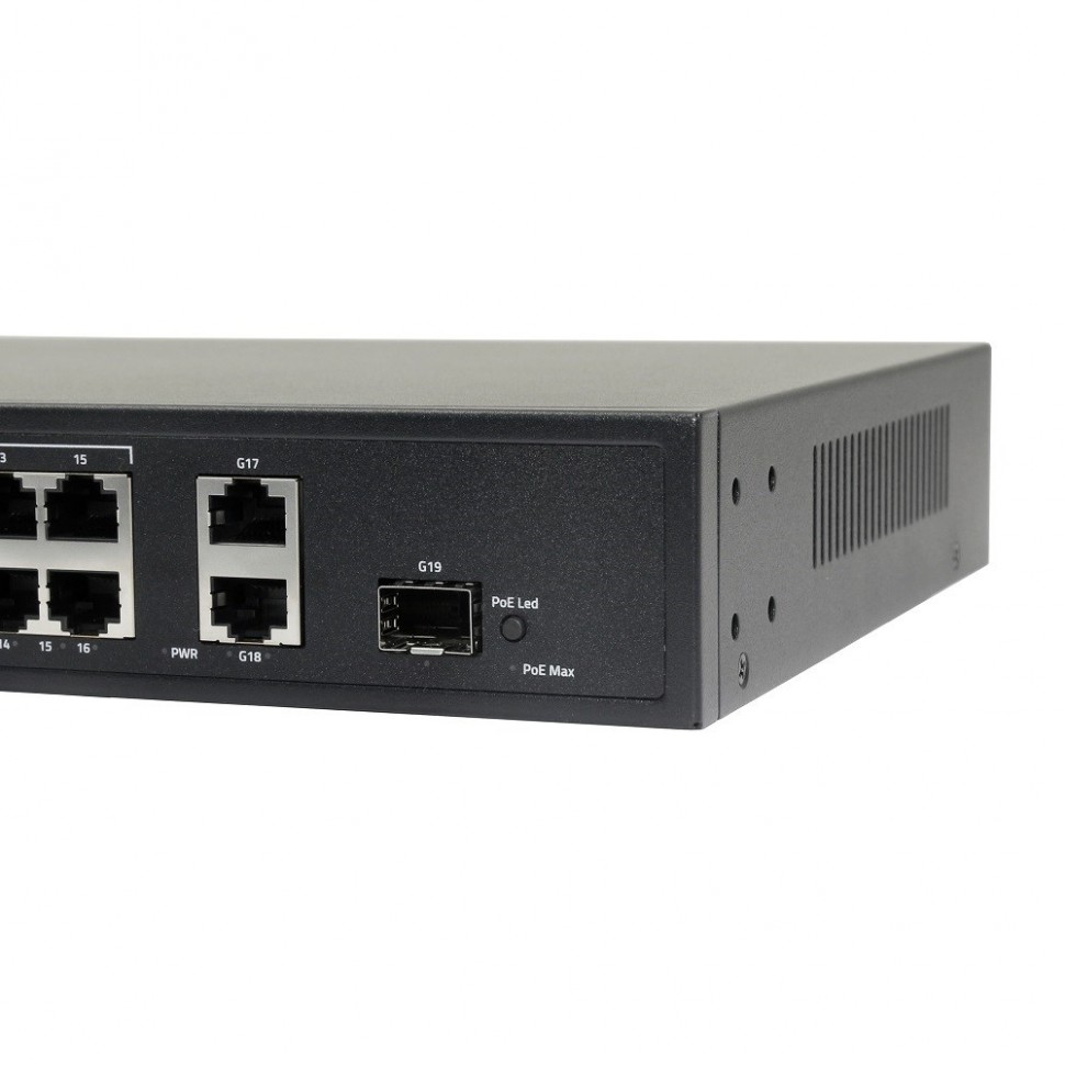 AN-S18P16 - 19-портовый 100/1000 Мбит/с коммутатор с POE до 300Вт