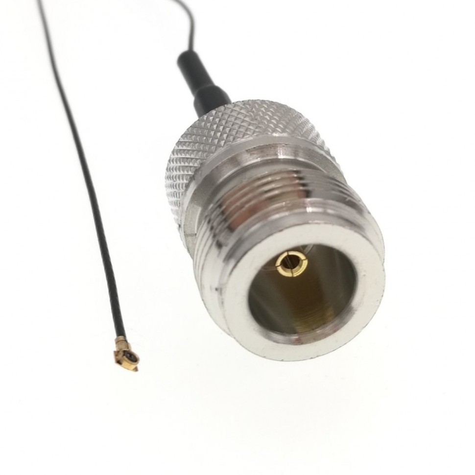 Адаптер для модема (пигтейл) IPEX4(MHF4)-N(female) кабель RF0,81 25см.