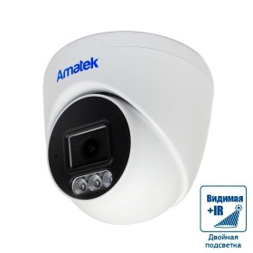 AC-ID402AMX (2.8) - купольная IP видеокамера 4Мп с совмещенной подсветкой
