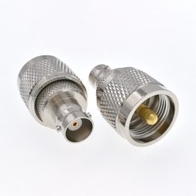 ВЧ-адаптер UHF(male) PL259-BNC(female)