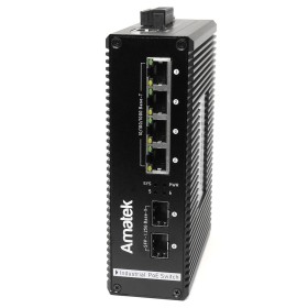 AN-SXGM6P4A - промышленный 6-портовый управляемый гигабитный L2+ коммутатор с PoE+ до 120Вт