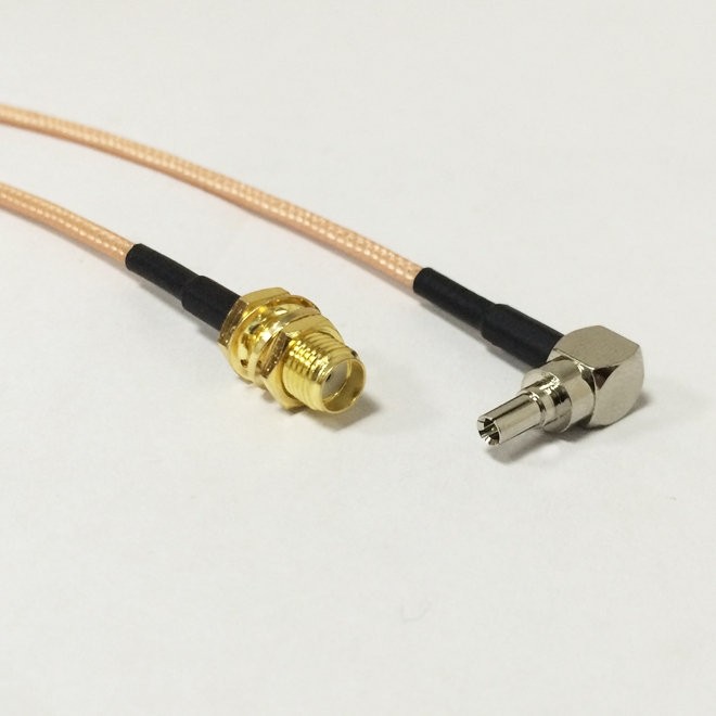 Адаптер для модема (пигтейл) CRC9-SMA(female) кабель RG316 25см.