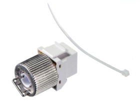 Модуль Keystone неэкранированный, RJ45, cat.6, 90°, без инструмента, белый, Netko СКС