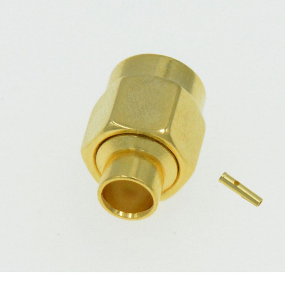 ВЧ-разъём RP-SMA(male) под пайку RG-402