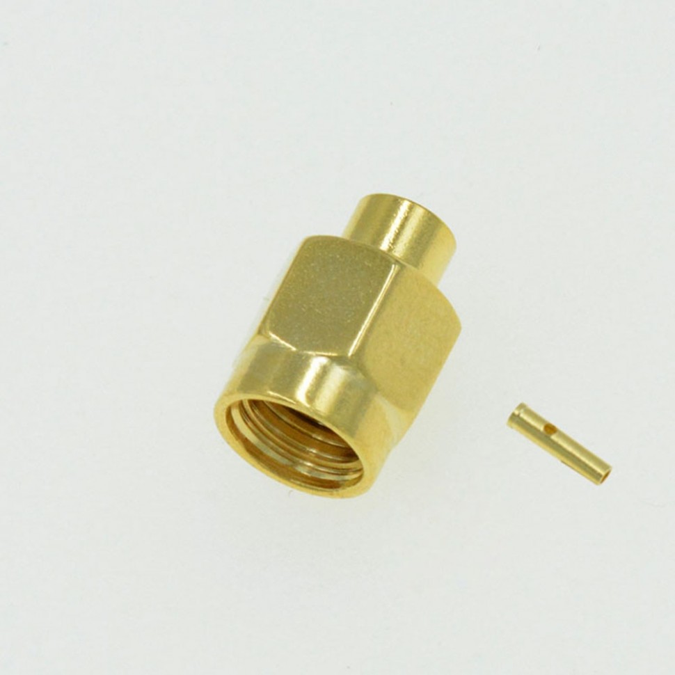 ВЧ-разъём RP-SMA(male) под пайку RG-402