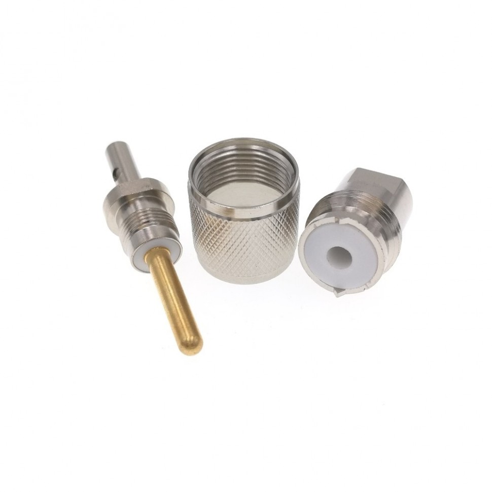 ВЧ-разъём UHF(male)PL259 под пайку RG-402