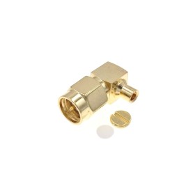 ВЧ-разъём SMA(male)угловой под пайку RG-405