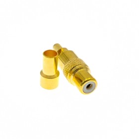 ВЧ-разъём RCA(female) обжимной под кабель RG-58