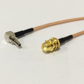 Адаптер для модема (пигтейл) CRC9-SMA(female) кабель RG316 15см.